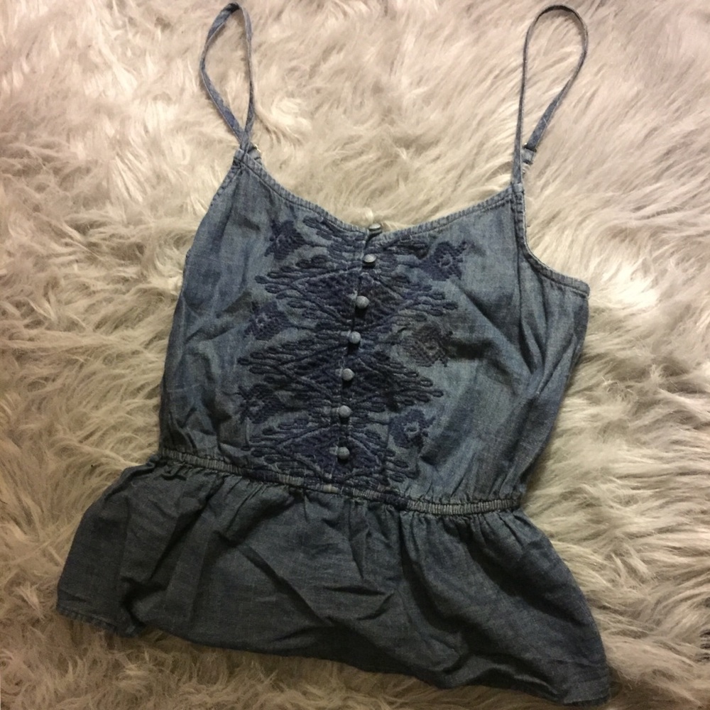 Arizona Jean Peplum Top